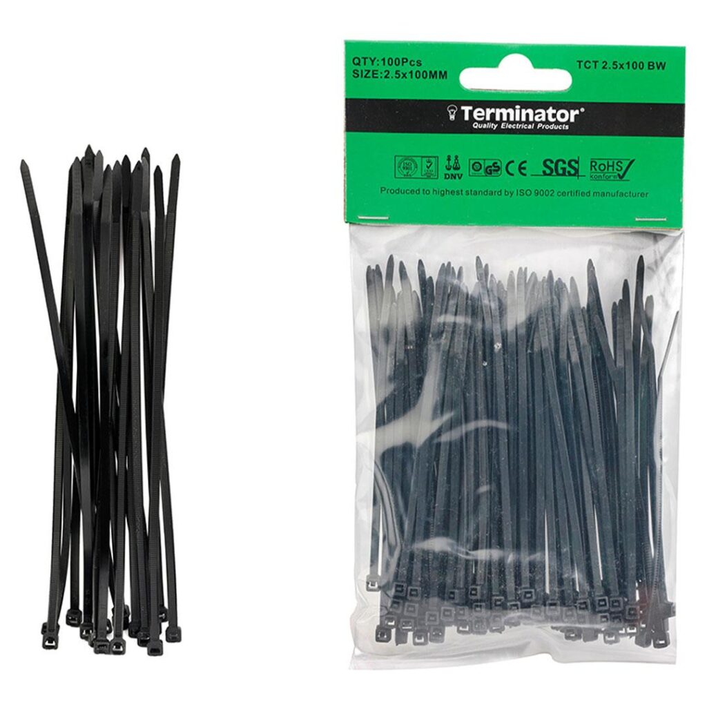 Terminator Cable Ties (White & Black)