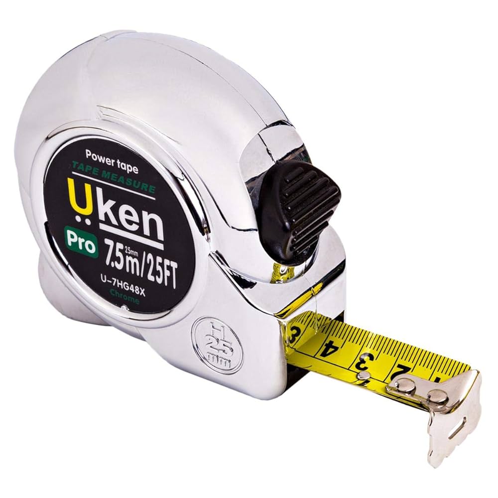 Measuring Tape 3M (Chrome Finish) – Uken