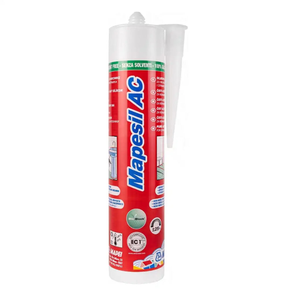 MAPEI SILICONE MAPESIL AC 100 WHITE (310 ML)