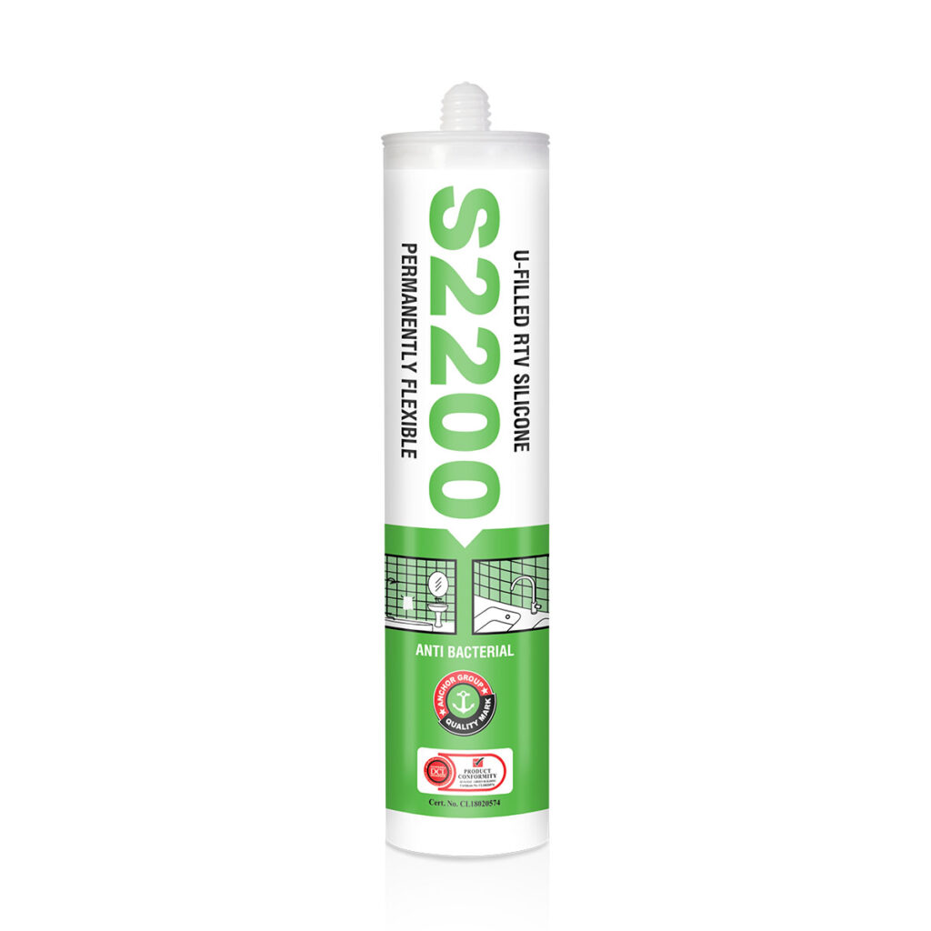 SILICONE SEALANT S2200 GREEN, WHITE (24 PCS)