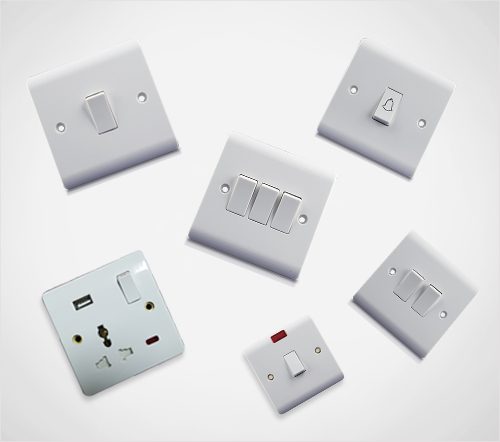 S/SOCKET Switch 13A 1-Gang ALS113V Aricol