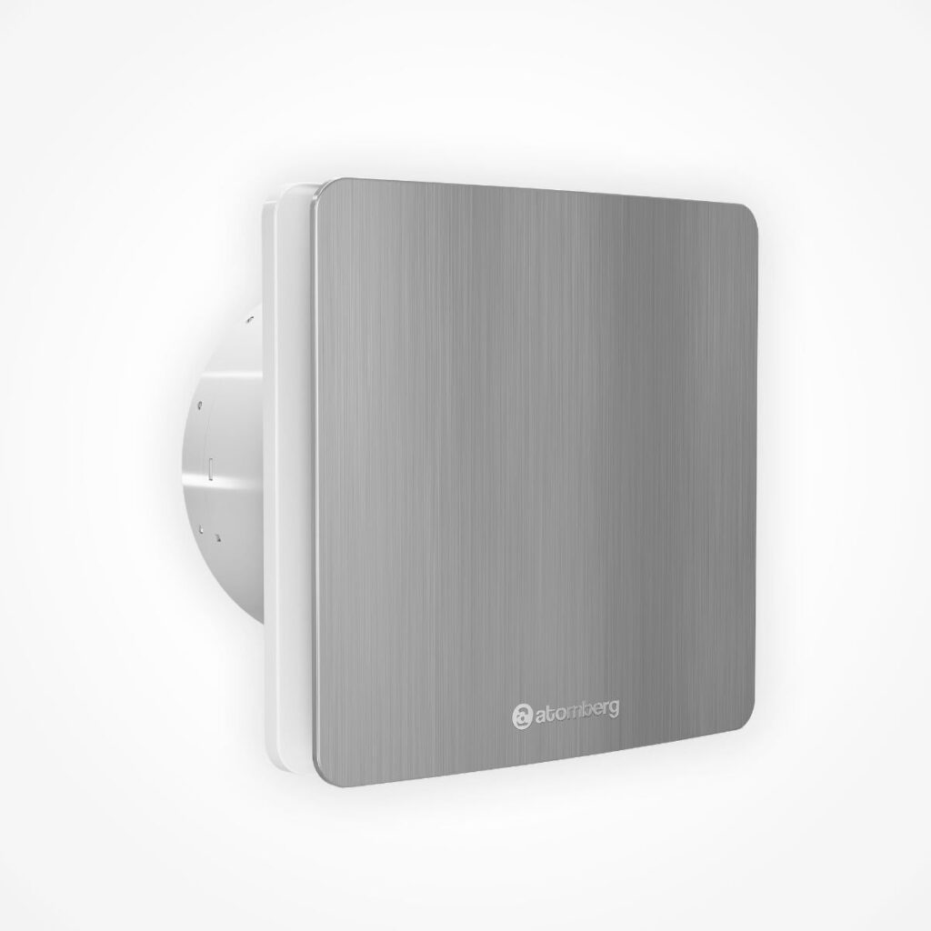 STUDIO EXHAUST FAN – BRUSHED STEEL