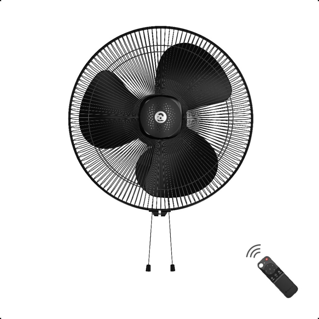 Atomberg Renesa 400mm BLDC Wall Mount Fan | Midnight Black