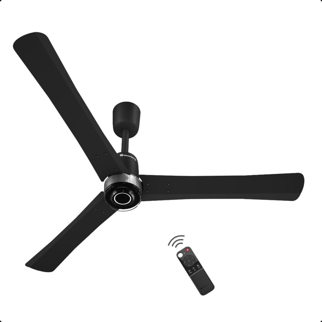 Atomberg Renesa Elite 1200 mm BLDC Ceiling Fan with Remote Control & LED Indicators | Midnight Black