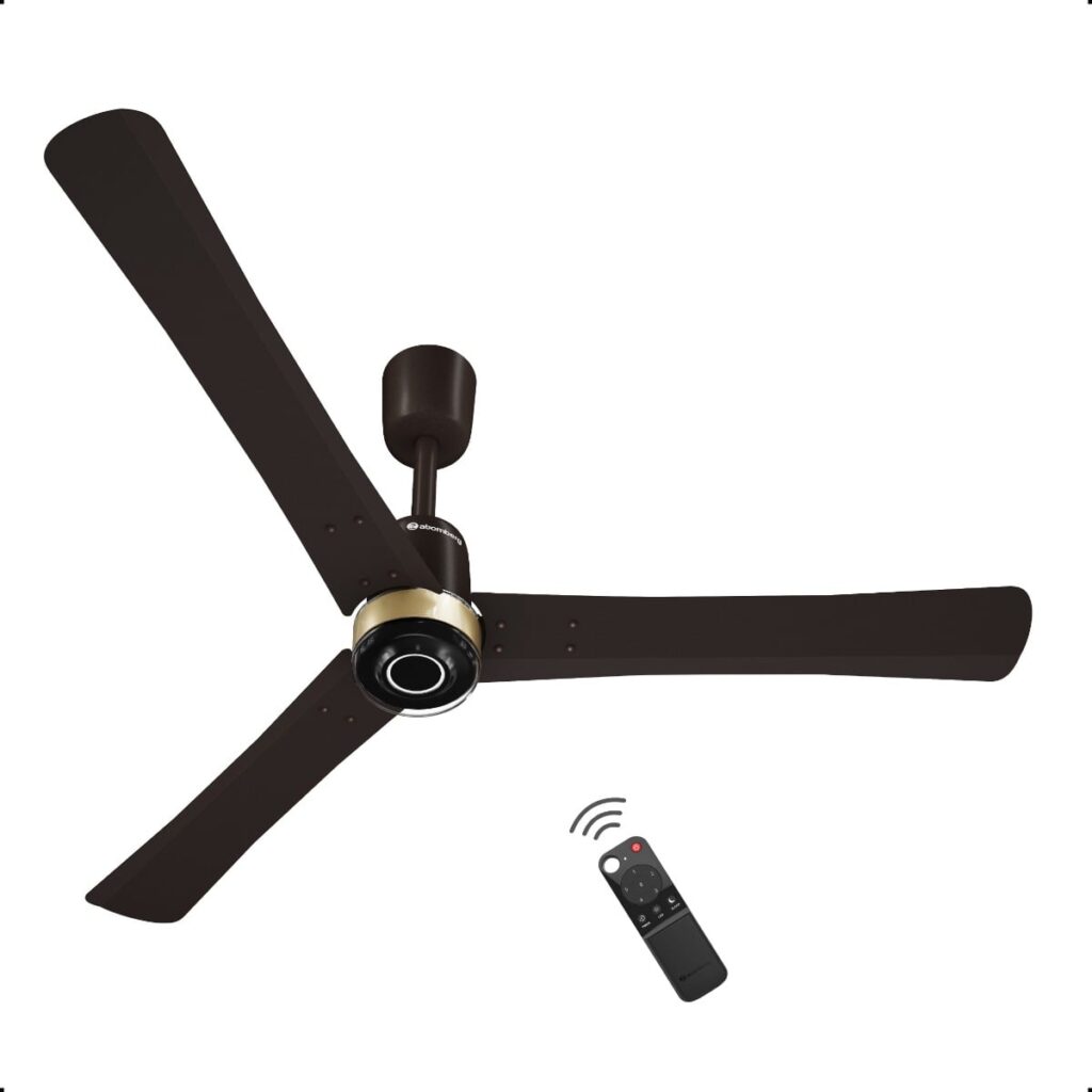 Atomberg Renesa Elite 1200 mm BLDC Ceiling Fan with Remote Control & LED Indicators | Blaze Brown