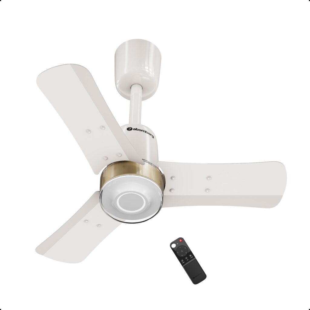 Atomberg Renesa Elite Smart 600mm BLDC Ceiling Fan with IoT & Remote Control | Pearl White