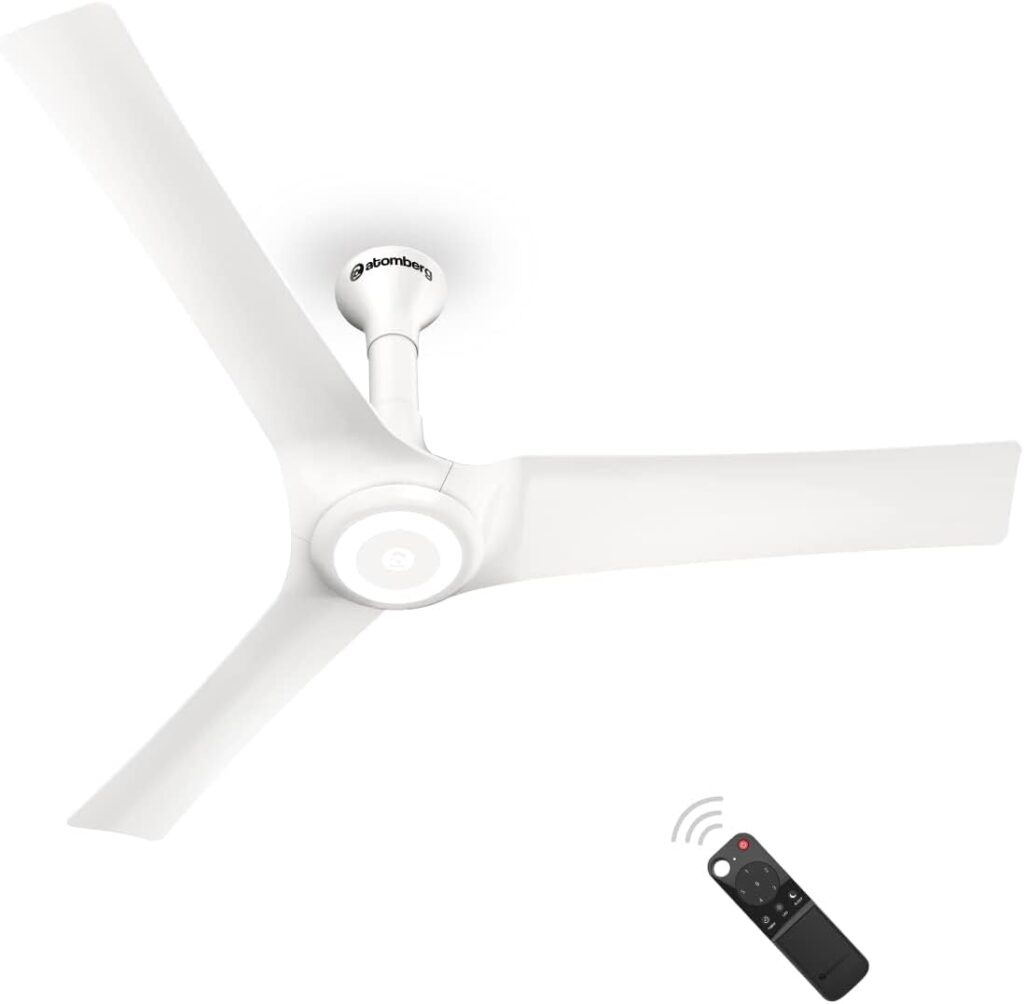 Atomberg Aris Starlight 1200mm BLDC Ceiling Fans with Underlight | Marble White
